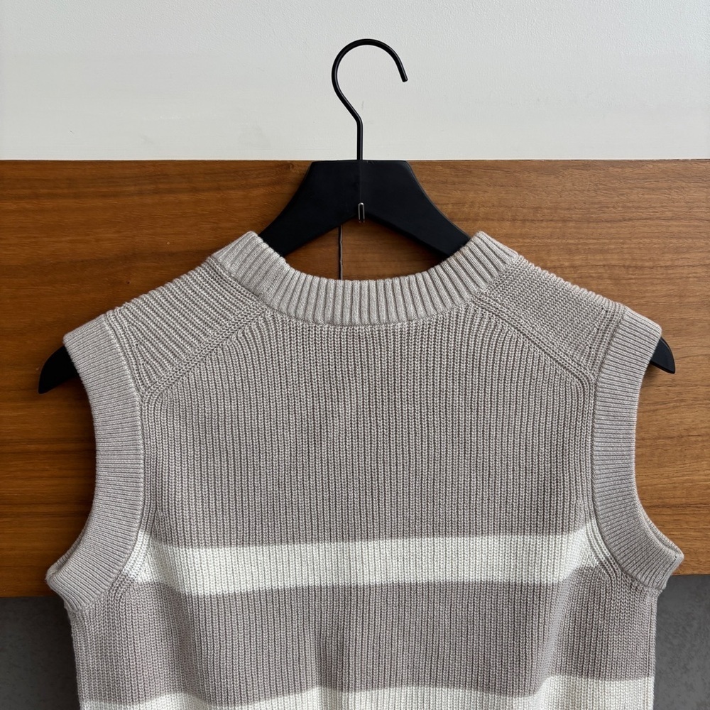 EVERLANE The Cotton Summer Sweater Tank Vest, Size XXS - Picture 8 of 10